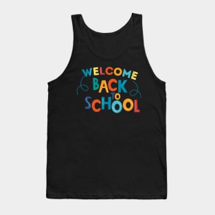 Welcome Back To School Tank Top